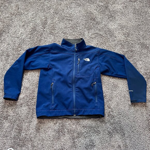 The North Face Apex Softshell Jacket Navy Blue - Men’s Medium - Picture 1 of 10
